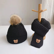 Wool Cap Winter With Muffler
